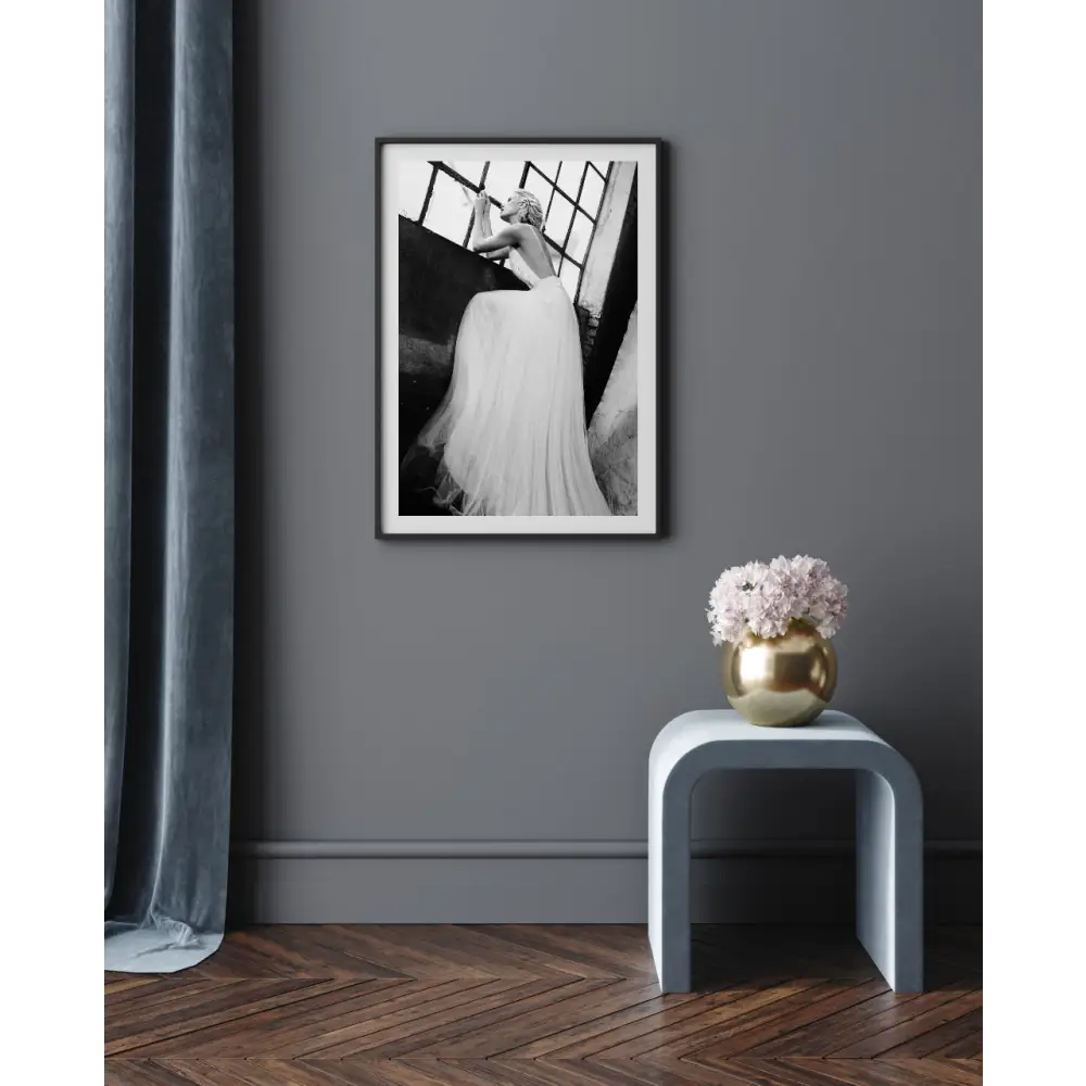 At The Window Poster