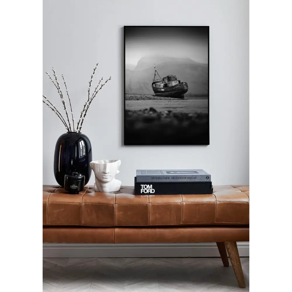 Old Fishing Ship Poster