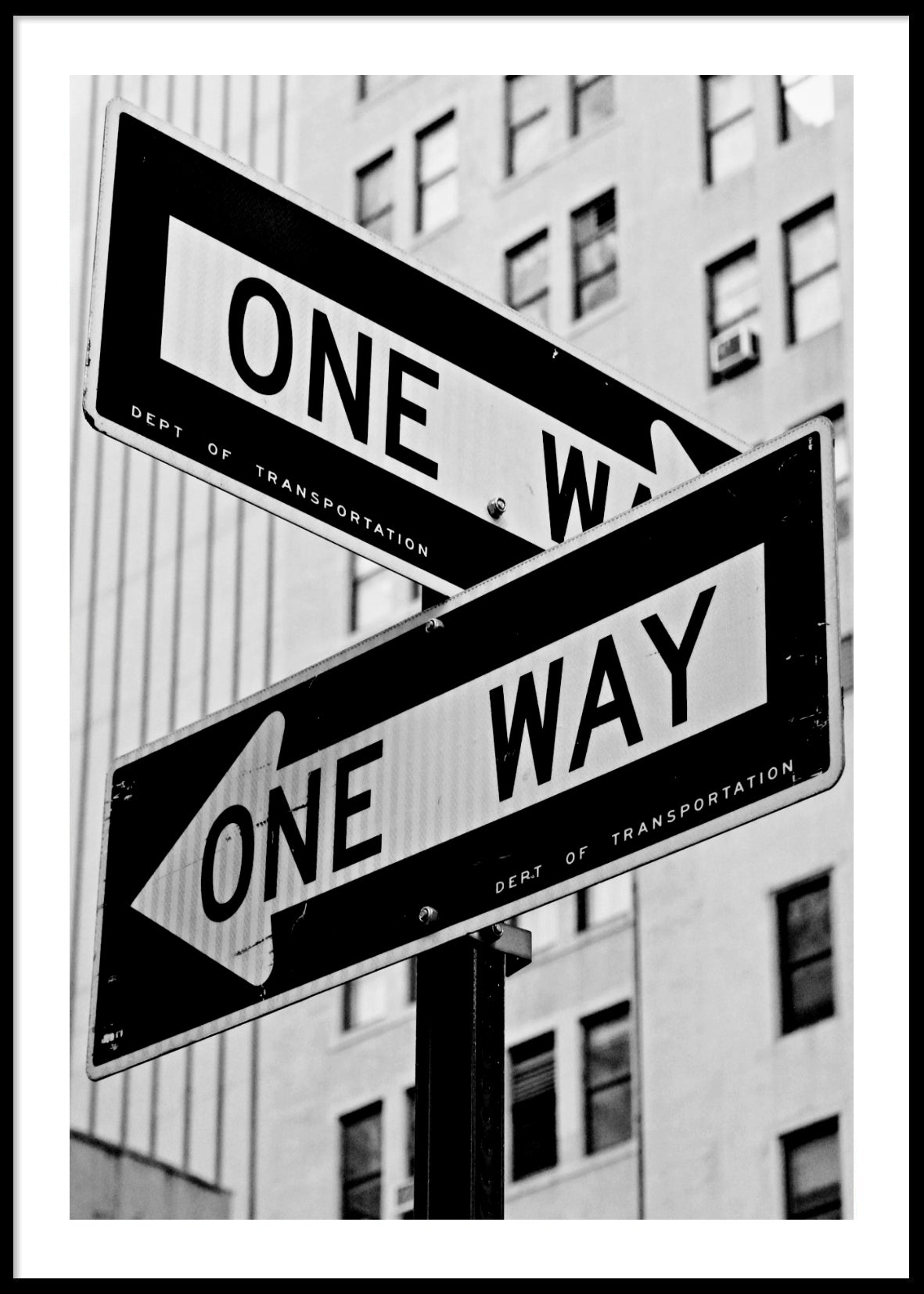 One Way Poster