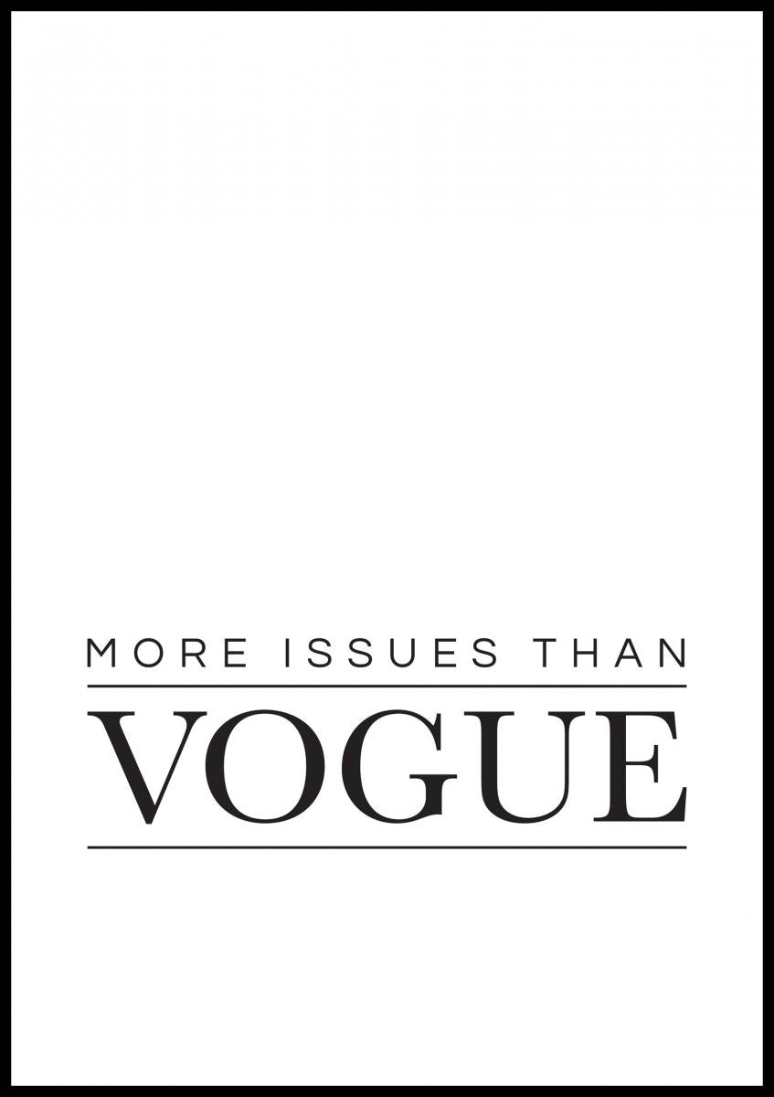 Vogue Poster