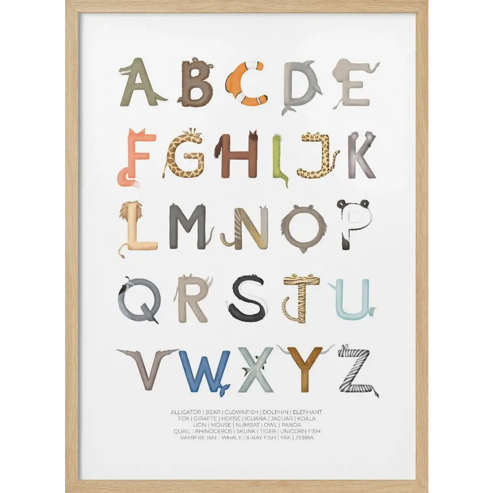 ABC Poster - 21x30cm