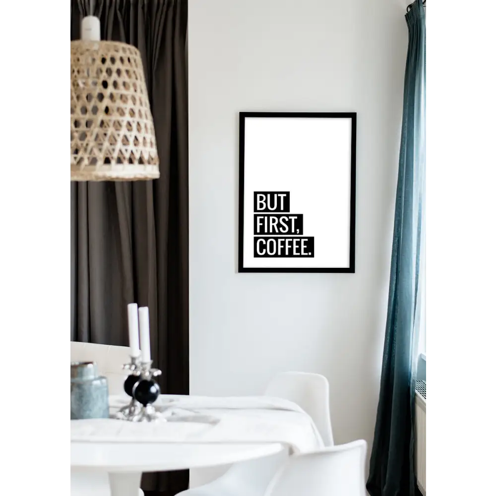 But First Coffe Poster