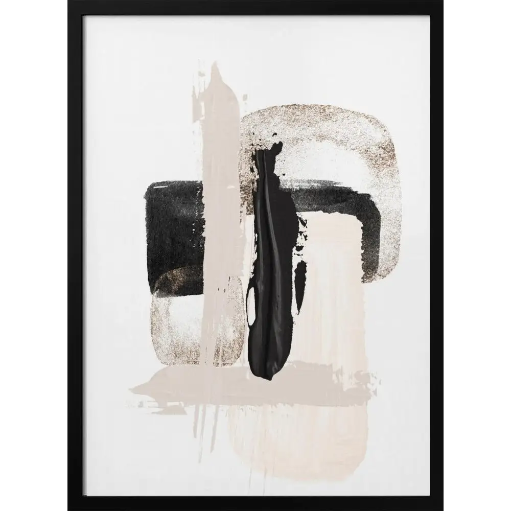 Cream Composition Poster