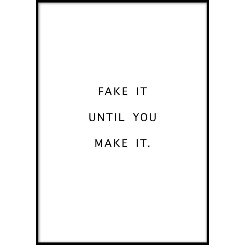 Fake It Poster