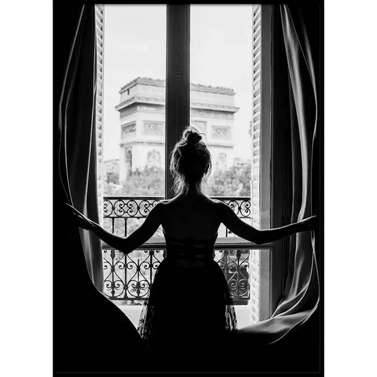 Girl in window Poster