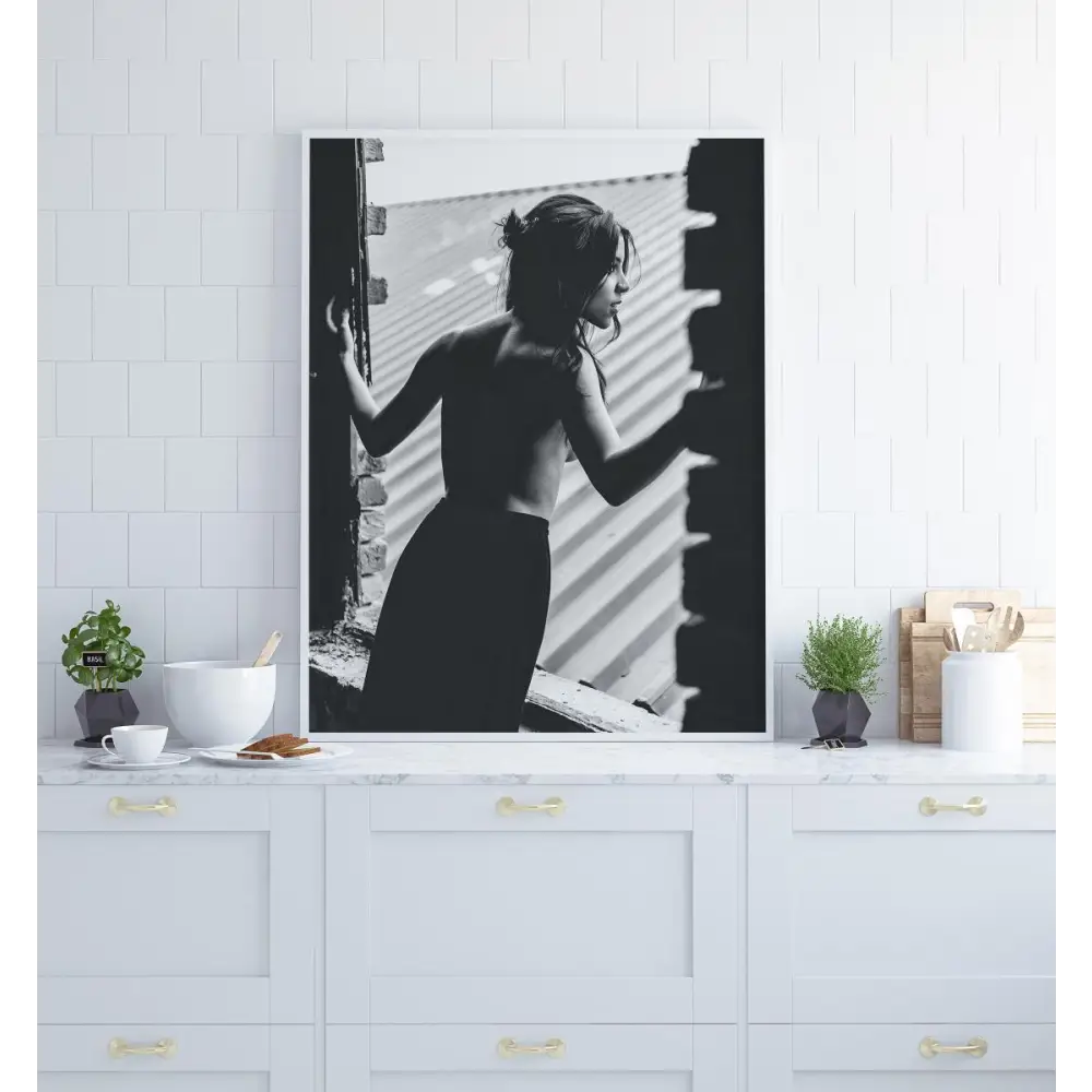 Girl In Window Poster
