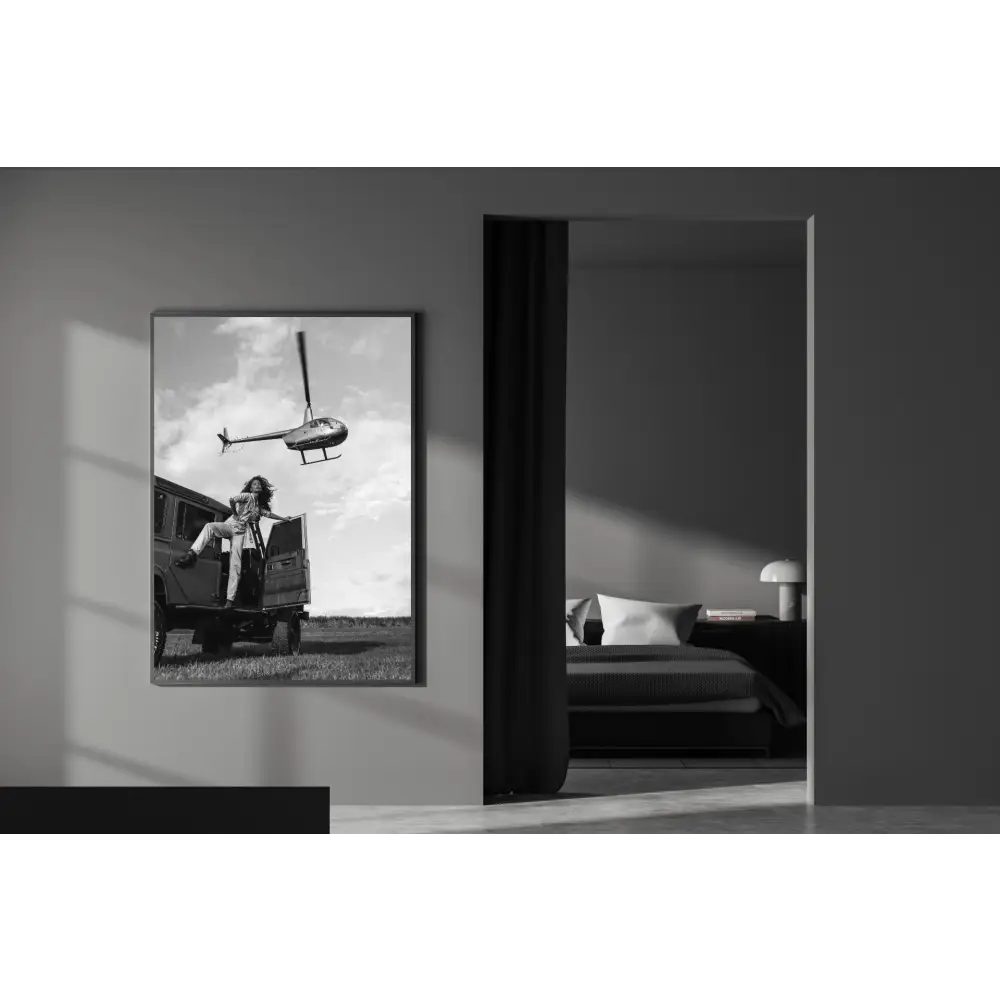 Helicopter Lady Poster