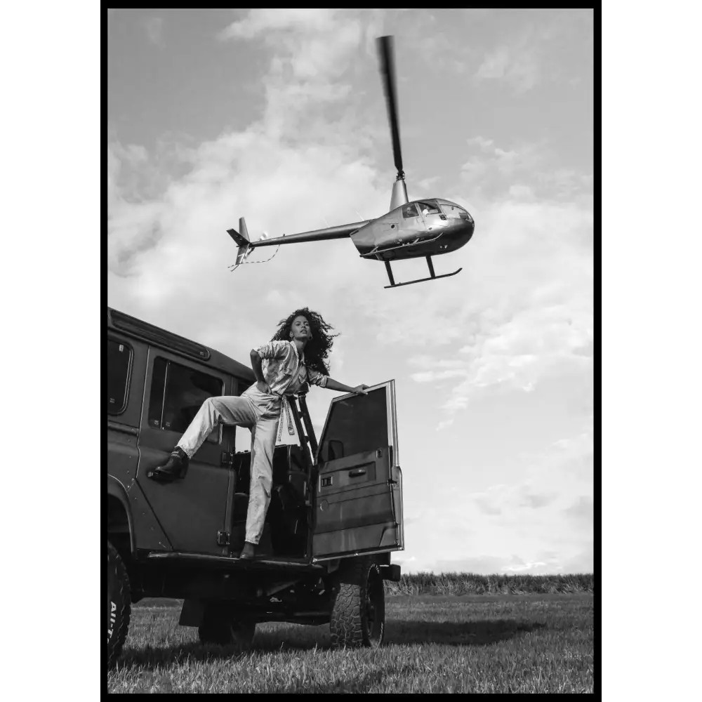 Helicopter Lady Poster