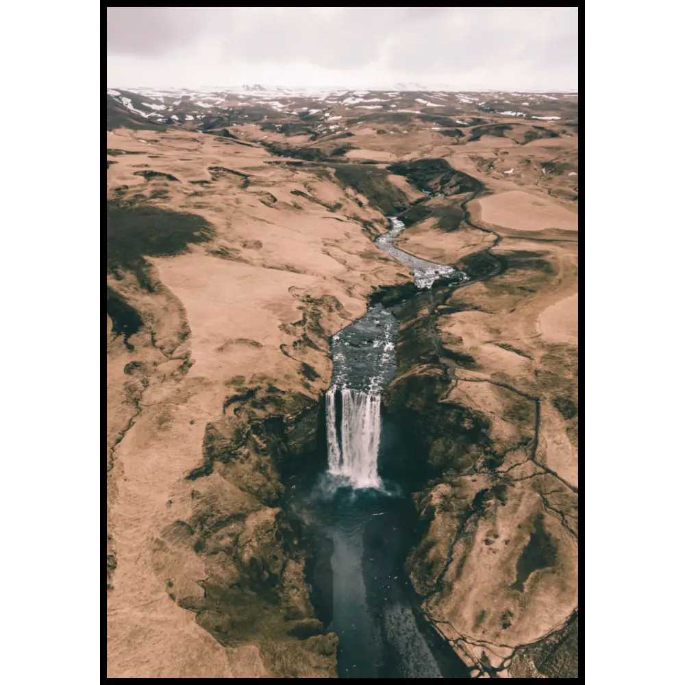 Iceland River Poster