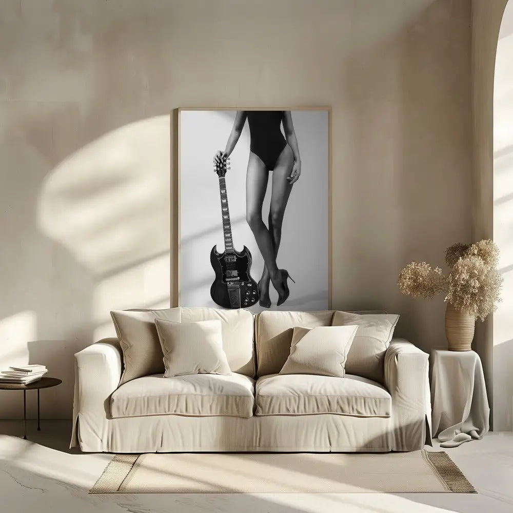 Lady And The Gibson Poster - 2420868