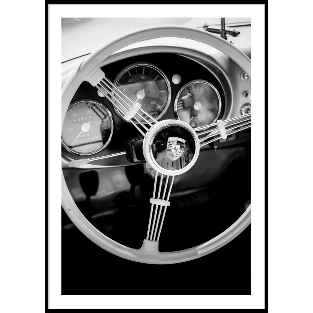 Porsche Wheel Poster
