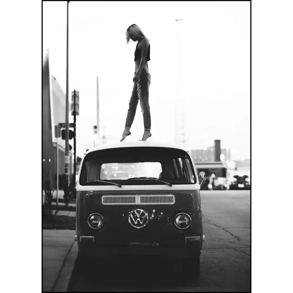 Volkswagen Girl Poster