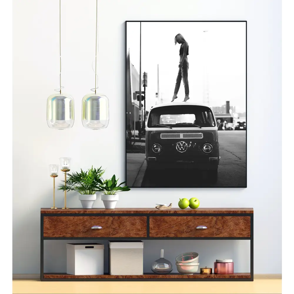 Volkswagen Girl Poster